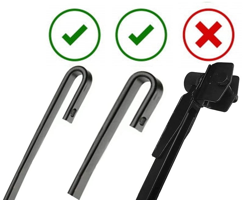 Renew 32 Inch Wiper Blade Pair for RV or Motorhomes with standard 9mm or large 12mm J Hook. Comes with 2 extra Rubber Refills RW32HKF-2R - Image 1